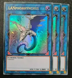 LANphorhynchus x3 Yu-Gi-Oh! DUDE-EN021 1st Ultra Rare PLAYSET - Image 1