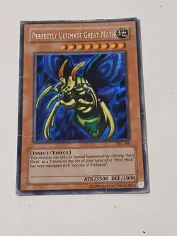 Yu-Gi-Oh! Perfectly Ultimate Great Moth TSC-001 Secret Rare - Image 1