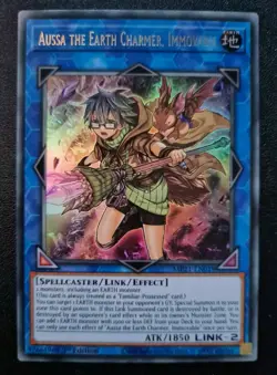 Aussa the Earth Charmer, Immovable Yu-Gi-Oh! MP21-EN019 1st Ultra Rare - Image 1