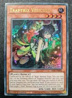 Traptrix Vesiculo Yu-Gi-Oh! LIOV-EN016 1st Ultra Rare - Image 1