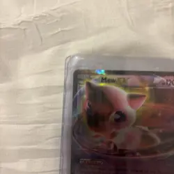 Mew EX 46/124 Pokemon Black & White: Dragons Exalted Holo Card (Damaged) - Image 3