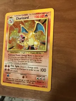 Pokemon TCG Charizard Base Set Holo Unlimited Rare Card 4/102 NM - Image 5