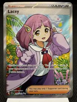 Lacey 166/142 - Full Art Secret Rare - Stellar Crown Pokemon Card MINT - Image 1