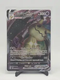 Mimikyu VMAX 069/172 Brilliant Stars Ultra Rare Full Art Pokemon Card * New * - Image 1
