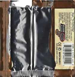 MTG: URZA'S SAGA empty Chimeric Staff Booster Pack wrapper; rear tears, NO CARDS - Image 2