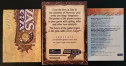 MTG: URZA'S SAGA Tournament Pack box with inserts; NM condition, NO CARDS, 1998 - Image 2