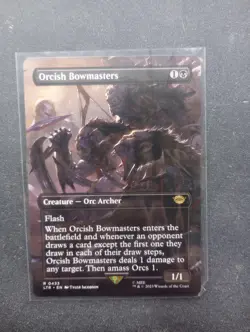 Orcish Bowmasters Borderless Card, Lord of the Rings: Magic: The Gathering - Image 1