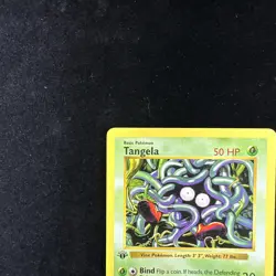 Pokemon Card - Tangela Base Set (Shadowless) 66/102 Common 1st Edition - Image 3