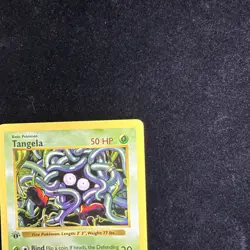 Pokemon Card - Tangela Base Set (Shadowless) 66/102 Common 1st Edition - Image 4