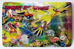 1999 Pokemon Pocket Monsters Bandai Sticker/Card #MOVIE23 Zapdos Charmander MINT - Image 2