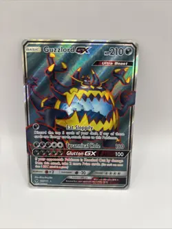 Pokemon Card Full Art Guzzlord GX 105/111 Crimson Invasion Ultra Rare Holo - Image 1