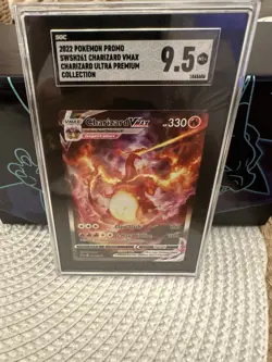 CGC 9.5 MINT+ Charizard VMAX SWSH261 ULTRA PREMIUM COLLECTION Pokemon Card 155 - Image 1
