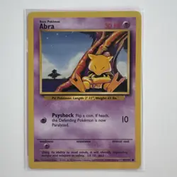 Vintage Pokemon 1999-2000 Base 4 Card Lot - Abra, Cubone, Gastly, Staryu - Image 4