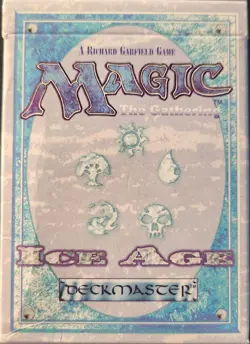 MTG: ICE AGE empty Starter Deck box; moderate condition, NO CARDS/NO RULES, 1995 - Image 1