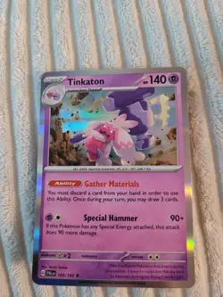 Pokemon Tinkaton Miscellaneous Cards & Products 105/193 NM - Image 1