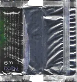 MTG: HOMELANDS empty Booster Pack wrapper; rear tears, NO CARDS, 1995 - Image 2