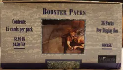 MTG: ICE AGE empty Booster Pack display box; minimal wear, NO CARDS, 1995 - Image 5