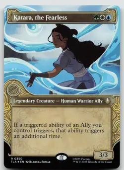 Katara, the Fearless (Showcase) R Foil Avatar: The Last Airbender 350 NM - Image 1