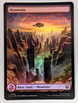 (Foil) Mountain () (290) Avatar: The Last Airbender Mtg NM - Image 1