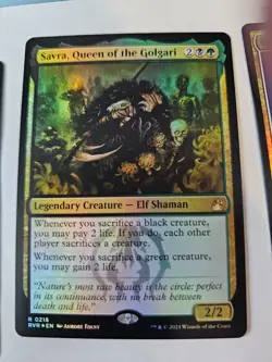 MTG - Savra, Queen of the Golgari FOIL - Ravnica Remastered - Image 1