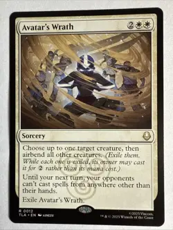 Avatar’s Wrath - N/M Avatar The Last Airbender Magic The Gathering MTG - Image 1