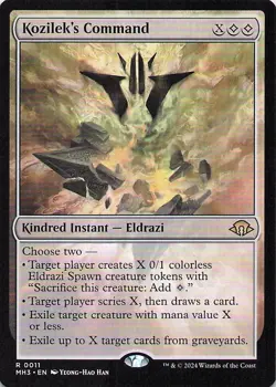 Kozilek's Command Modern Horizons 3 Regular - Image 1