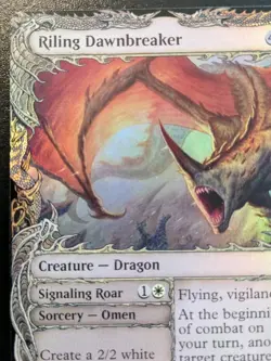 Riling Dawnbreaker (Showcase) 0292 TDM Foil Common Tarkir: Dragonstorm MTG - Image 2