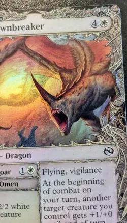 Riling Dawnbreaker (Showcase) 0292 TDM Foil Common Tarkir: Dragonstorm MTG - Image 3