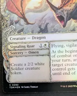 Riling Dawnbreaker (Showcase) 0292 TDM Foil Common Tarkir: Dragonstorm MTG - Image 4