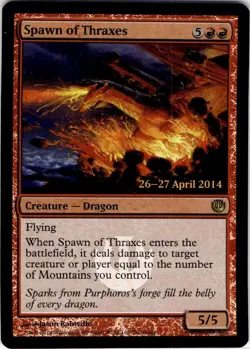 Magic The Gathering Spawn of Thraxes HOLO Rare #112 - Image 1