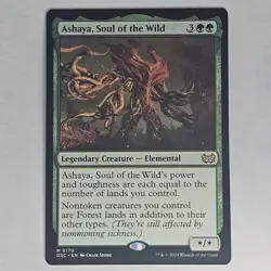 Magic MTG-Ashaya, Soul of the Wild Duskmourn DSC M #170 - Image 1