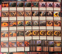 MTG - RED WINS BURN DECK - YOUNG PYROMANCER, GUTTERSNIPE, ZADA, TWINFERNO, FAST! - Image 1