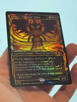 1X HALO FOIL Atraxa, Praetors' Voice SHOWCASE MINT MTG Magic MUL Multiverse EDH - Image 2