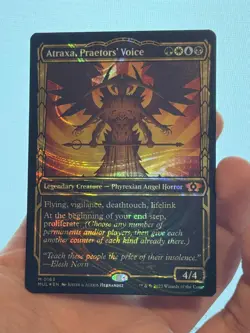 1X HALO FOIL Atraxa, Praetors' Voice SHOWCASE MINT MTG Magic MUL Multiverse EDH - Image 3