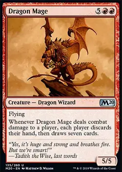 MTG Magic the Gathering Dragon Mage (135/357) Core Set 2020 LP - Image 1