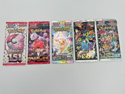 Premium Japanese Pokemon Booster 5 Pack Bundle 151 Shiny Star V Shiny Treasure X - Image 1