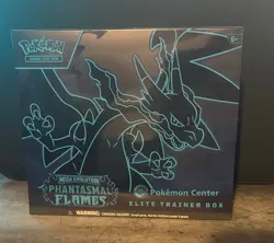 Phantasmal Flames Pokemon Center Elite Trainer Box ETB SEALED - Image 1