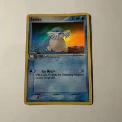 Sealeo 37/108 Pokemon EX Power Keepers Reverse Holo STAMPED - Image 1