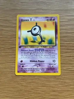 Pokemon Unown Y 40/64 Neo Revelation - 1st Edition - NM - Image 1