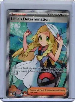 Lillie's Determination 169/132 ME01: Mega Evolution Pokemon NM - Image 1