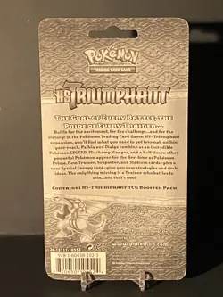 Pokemon HGSS Triumphant Blister Pack Factory Sealed (Electivire Pack Art) - Image 2