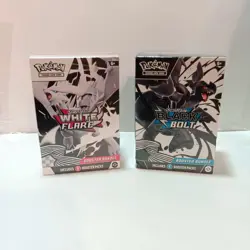 Pokemon Scarlet & Violet Black Bolt & White Flare Booster Bundle Lot Sealed - Image 1