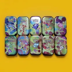Empty Pokemon 151 Mini Tin Set - Includes Art and Coins (NO PACKS) - Image 1