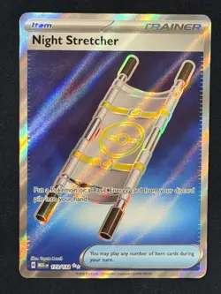 2025 Pokemon Mega Evolution MEG EN Night Stretcher Ultra Rare #173/132 - Image 1