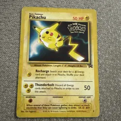 Pokemon Pikachu TCG Black Star Promo #4 the First Movie Promo - Image 2