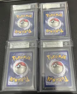 1999 Pokemon First Movie WOTC Black Star Promo Set 4 Slabs BGS 9 (Not PSA) - Image 2