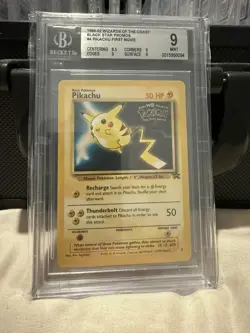 1999 Pokemon First Movie WOTC Black Star Promo Set 4 Slabs BGS 9 (Not PSA) - Image 5
