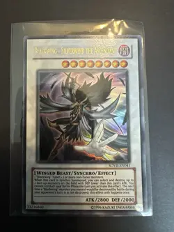 Yugioh! 1x Blackwing - Silverwind the Ascendant SOVR-EN041 Ultra Rare Near Mint - Image 1