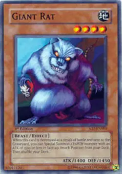 Giant Rat - SD7-EN003 - Common - Unlimited Edition - Damaged - Image 1