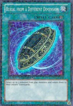Yugioh! LP Burial from a Different Dimension - DT03-EN044 - Super Rare - Duel Te - Image 1